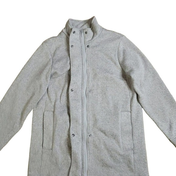 Lands End Jacket Womens Large 14/16 Gray Full Zip‎ Pockets Casual Neutral - Picture 4 of 6